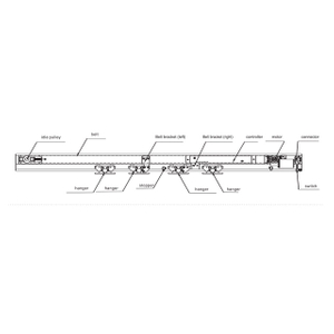 Automatic Sliding Entrance System for Hotels Interior Aluminum Glass Door Motor Finished Aluminum Opening Option